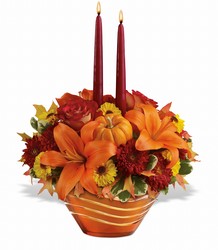 Teleflora's Amber Waves Centerpiece Cottage Florist Lakeland Fl 33813 Premium Flowers lakeland